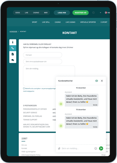 22Bet live casino 22Bet live