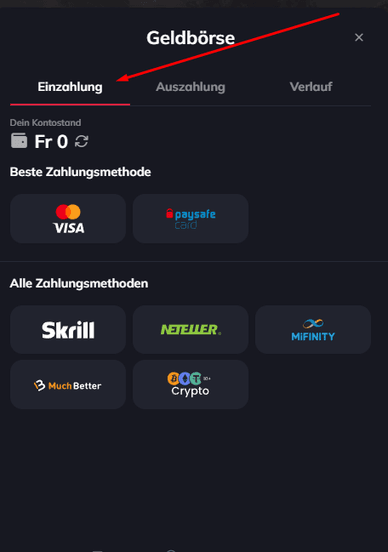 SpinEmpire Einzahlung SpinEmpire Casino Einzahlung