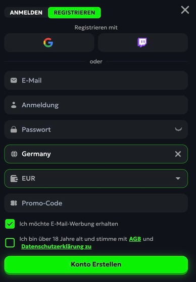 Spin Mills Casino Registrierst