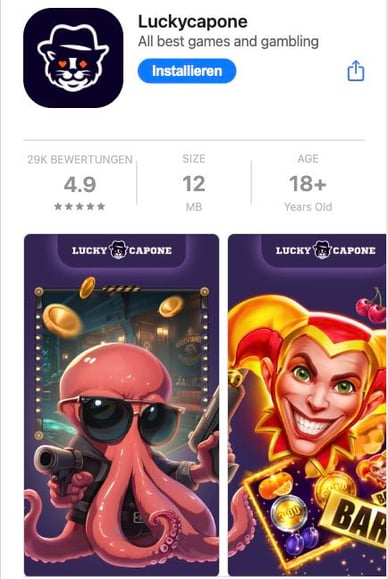 Luckycapone Casino App 