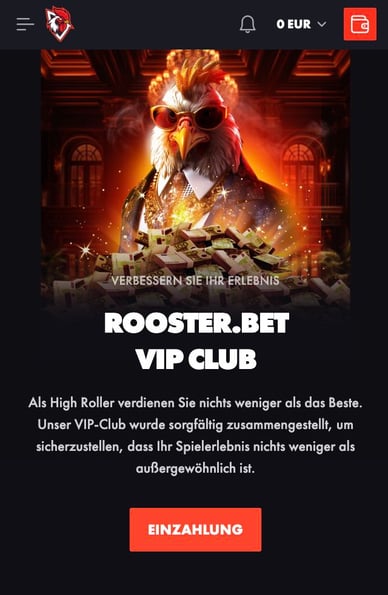 Casino VIP Roosterbet-Casino VIP