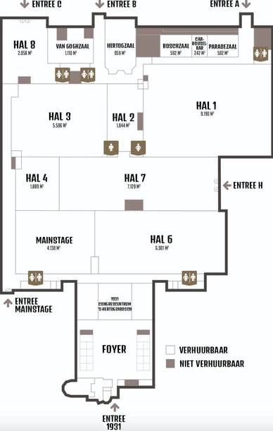 brabanthallen plattegrond