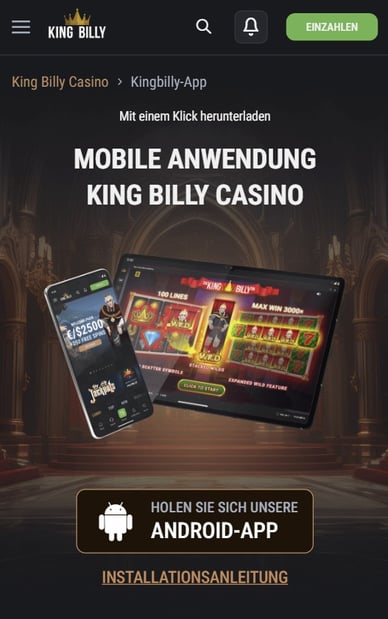 KingBilly Casino App