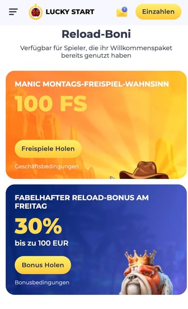 Casino Boni Casino Luckystart Boni