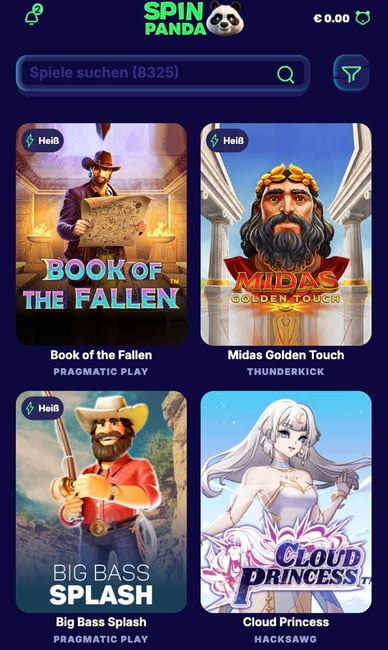 Spin Panda Casino Slots