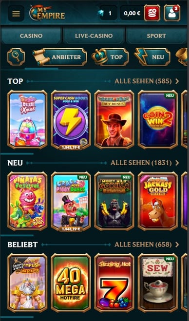 MyEmpire Online Slots