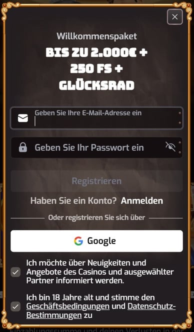 Registrierung Afkspin Casino