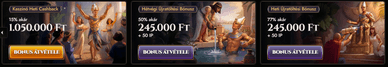 Atefia online casino bónuszok