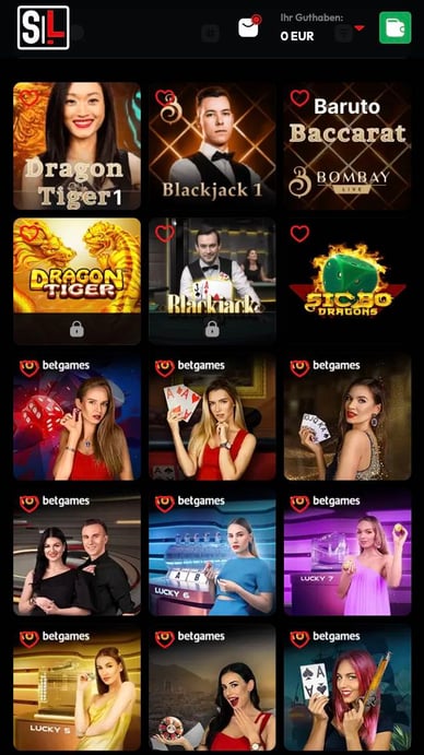 Live-Casino Slotier Live-Casino