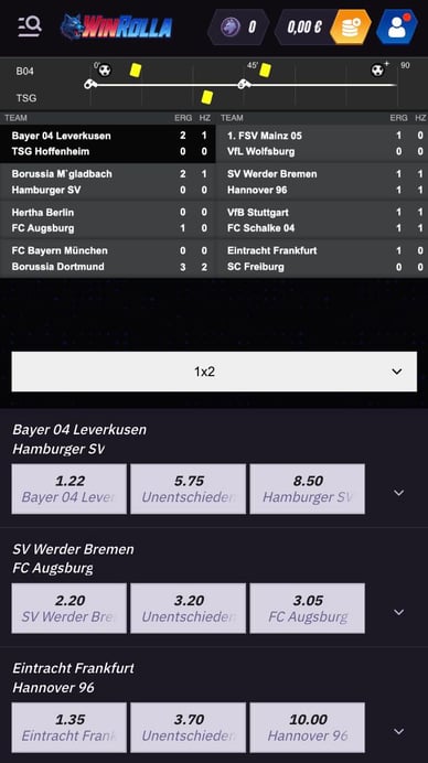 Casino Win-Rolla Virtueller Sport