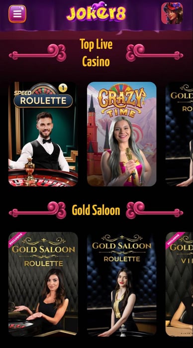 Joker8 Live Casino
