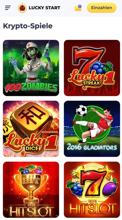 Casino Krypto-Spiele Luckystart Casino DE Krypto-Spiele