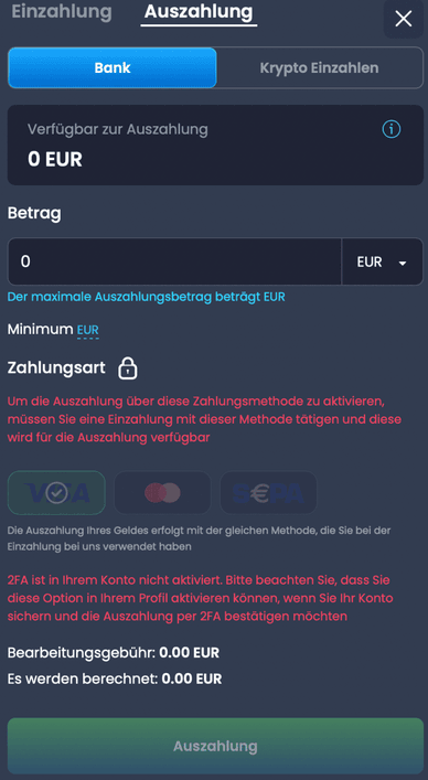 So funktionieren Auszahlungen bei Mega.bet Auszahlungsmöglichkeiten und Bearbeitungszeiten bei Mega.bet