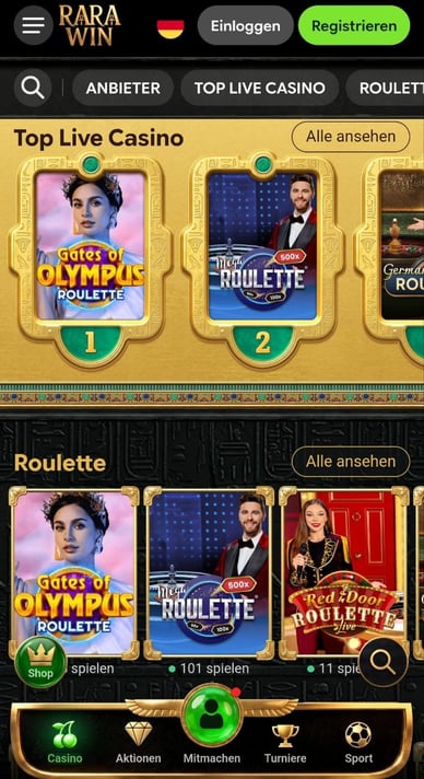 Live-Casino Rarawin Live Casino
