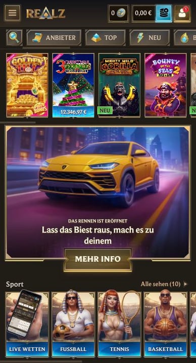 Mobil-Casino Realz Mobile Casino