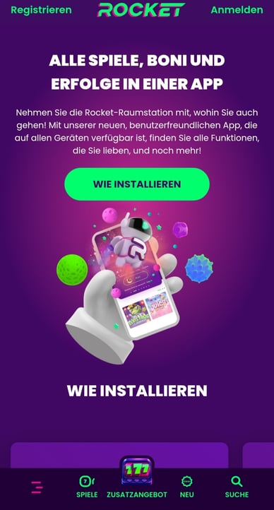 Casino-App Casino App Rocket