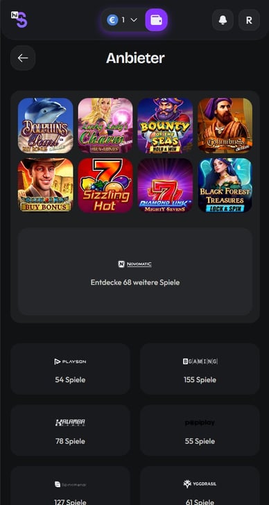 Anbieter im Casino Entwickler im HiSpin Online Casino