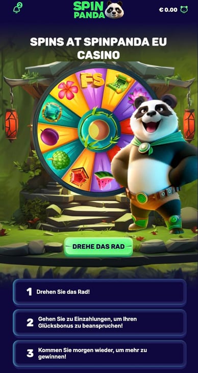 Spin Panda Casino Spin-Rad