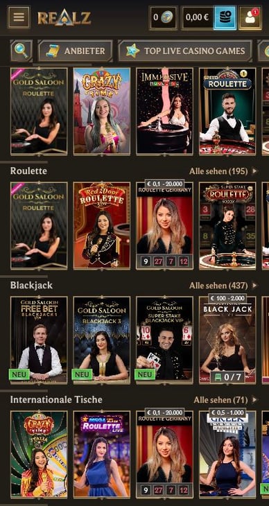 Live-Casino Realz Live Casino