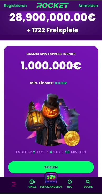 Turniere im Casino Turniere im Casino Online Rocket