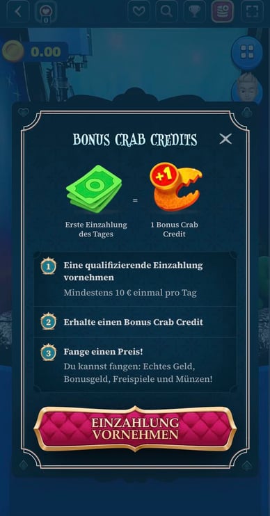BetAlice Online Casino Bonus Crab