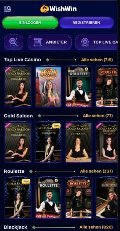 WishWin Live Casino