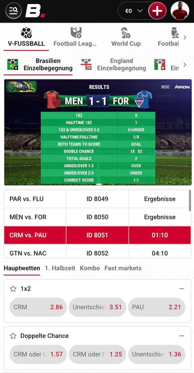 Online Casino Betista Sportwetten