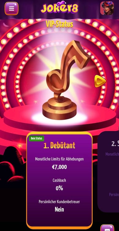 Joker8-Casino VIP-Programm
