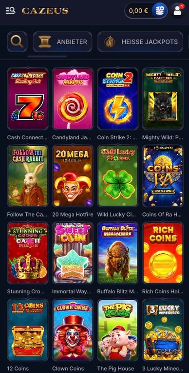 Cazeus  Jackpot Casino