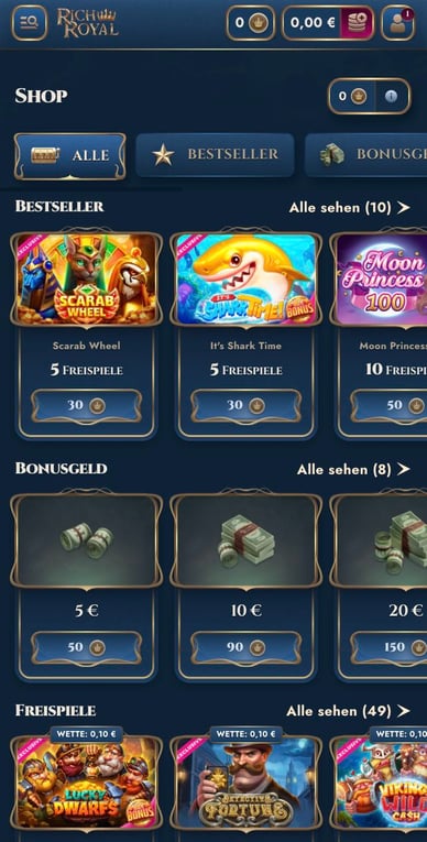 Rich-Royal Casino Shop