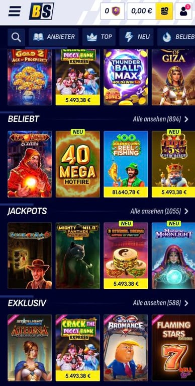 Spielautomaten Casino Betscore Casino Slots