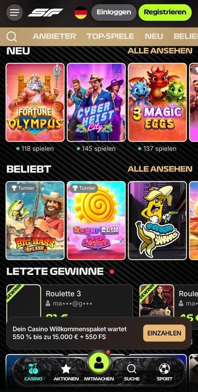 Die Spielautomaten von SpinFormula Auswahl an Online-Slots bei SpinFormula