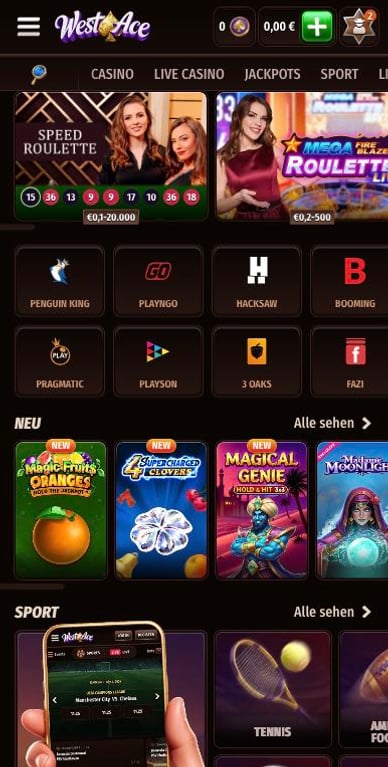 Westace Mobile Casino