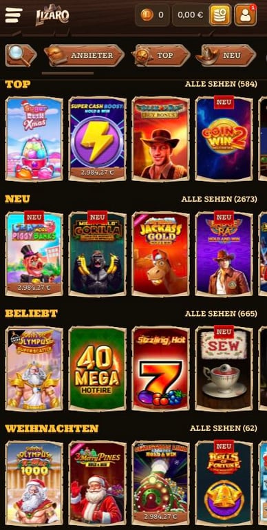 Slots Lizarocasino