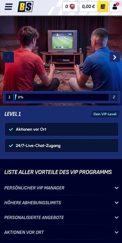 VIP Casino VIP-Programm Casino Bet Score