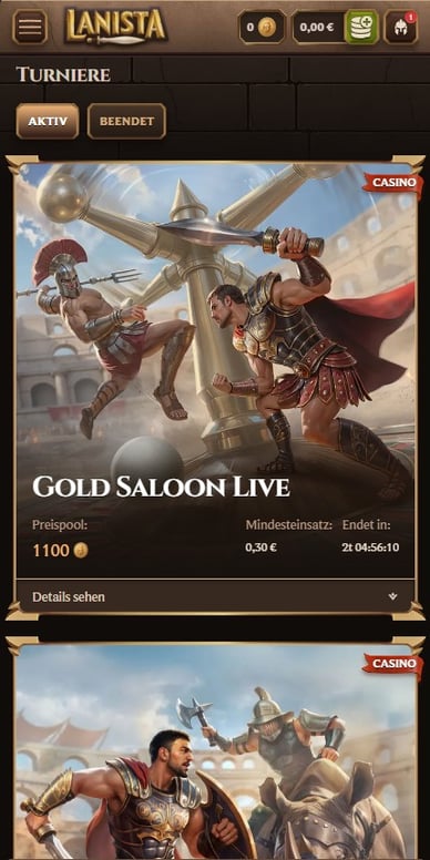 Casino Turniere Casino Lanista Turniere