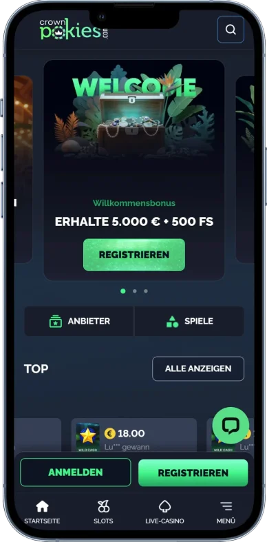 Mobile Version CrownPokies Casino: Mobile Version