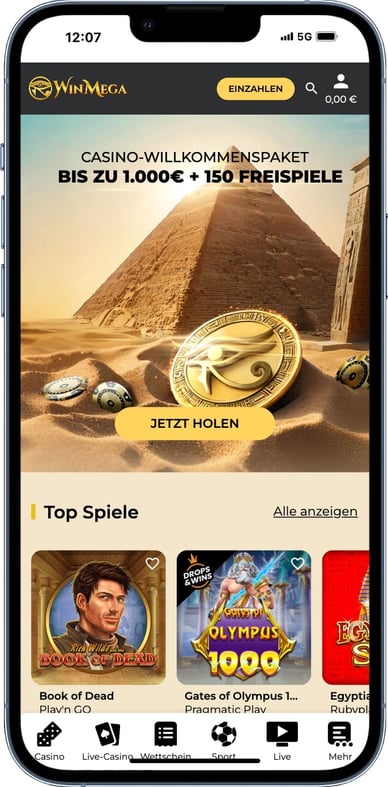 Win Mega Mobile Casino