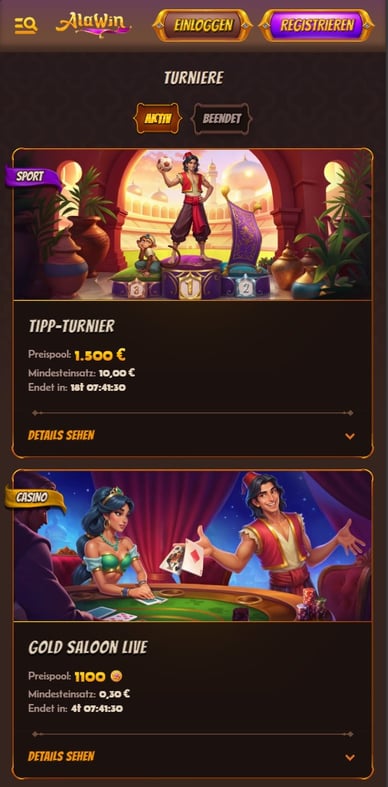 Turniere Online Casino Alawin-Casino Turniere