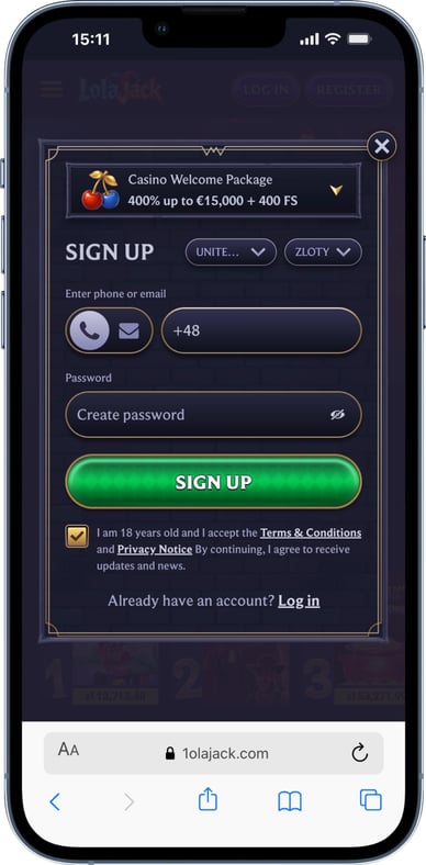 lolajack login