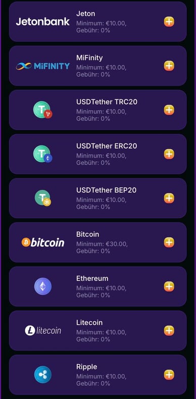 Einzahlung in Casino Eine Einzahlung tätigen Nova Jackpot Casino