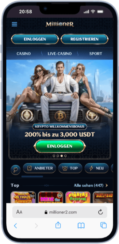 Mobile Version bi Millioner Casino