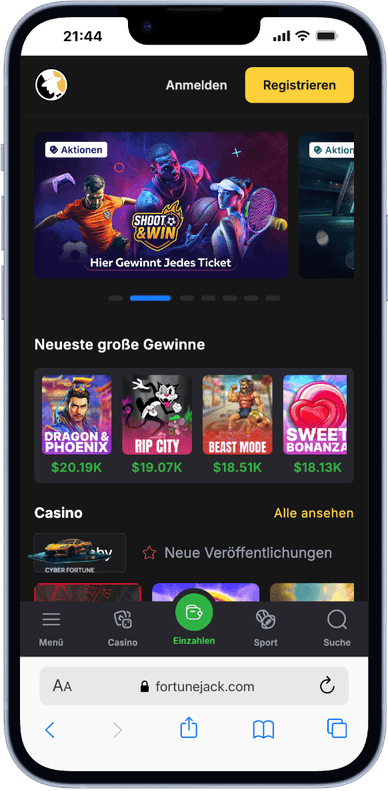 Mobile Casino Fortune Jack Schweiz Mobile Casino