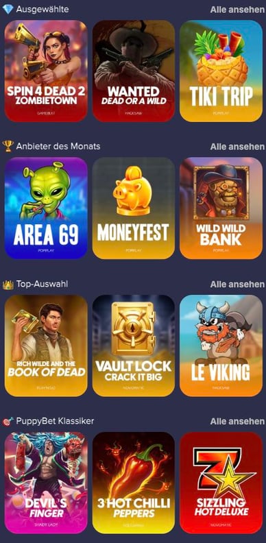 Casino Slots PuppyBet Casino Online Spielautomaten