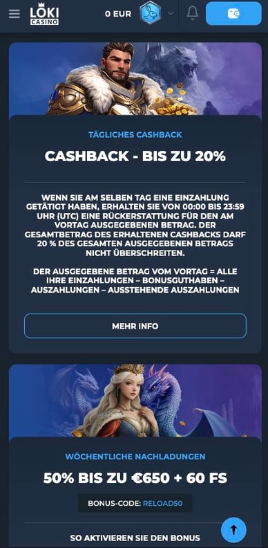 Loki Casino Online Bonus