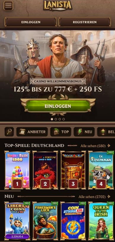 Deutsches Online Casino Lanista Online Casino DE