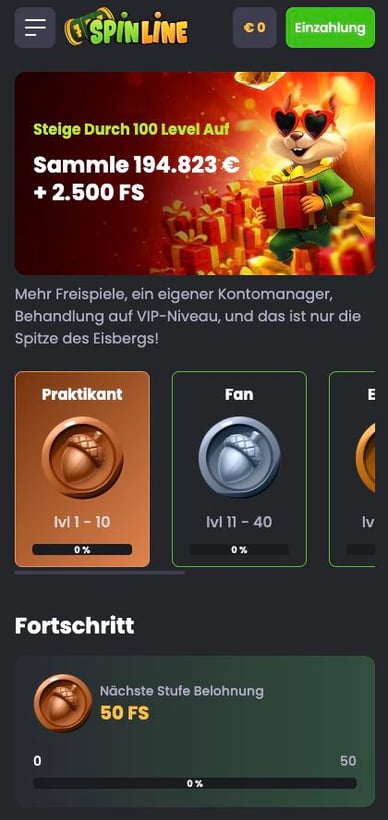Treueprogramm Casino Online Casino Spinline Treueprogramm