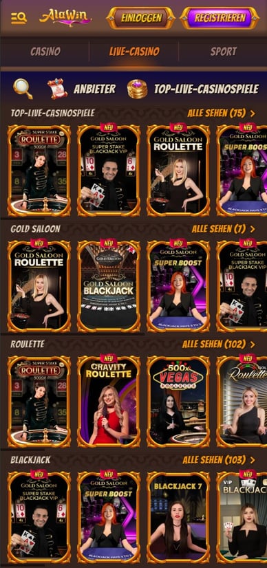 Live-Casino Alawin Live Casino