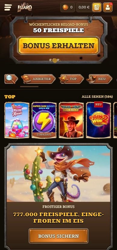 Lizaro Mobile Casino