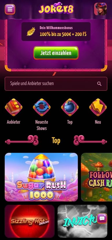 Joker8 Mobile Casino